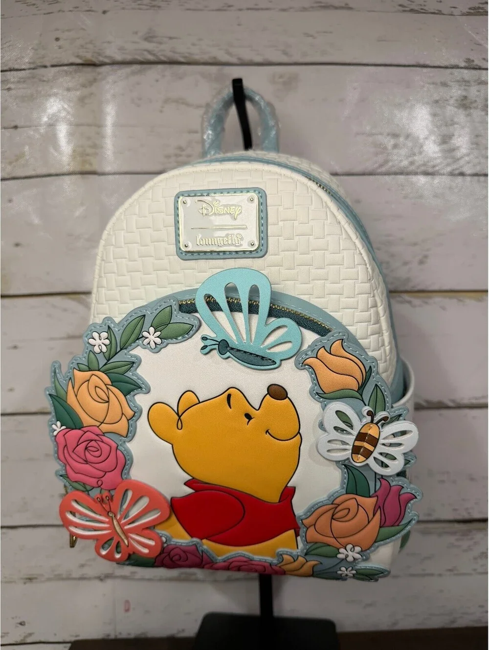 Loungefly Disney Winnie the Pooh Floral Mini Backpack NWT
